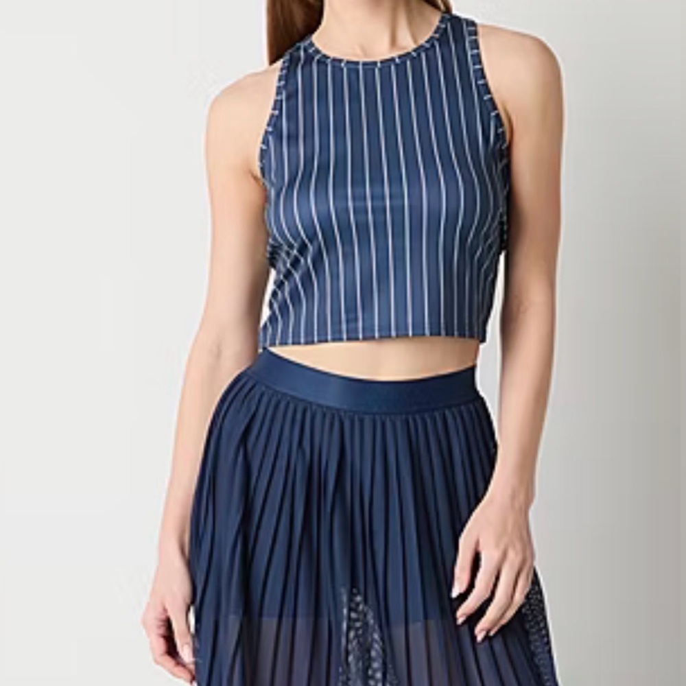 Xersion EverUltra-Lite Womens High Neck Sleeveless Active Crop Top ☀️☀️